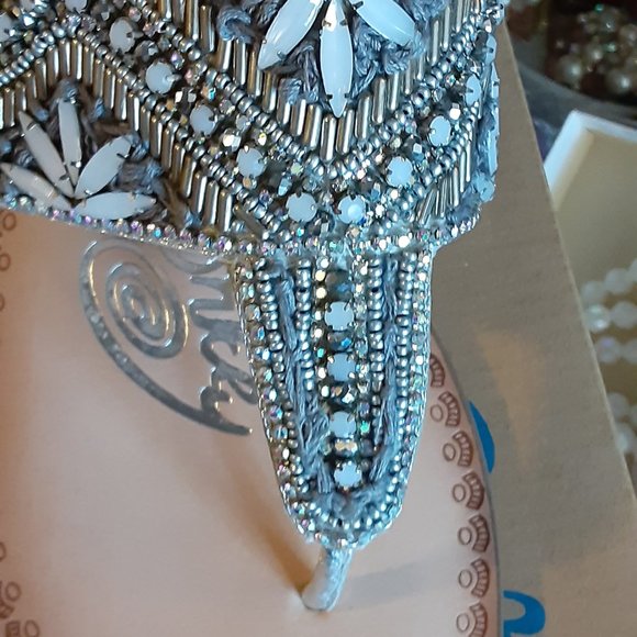 NAUGHTY MONKEY THONG FLAT SANDALS BLING AMARE - Picture 2 of 6